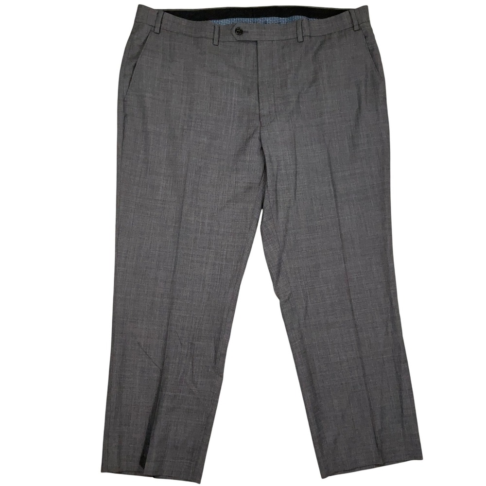 Lauren Ralph Lauren Dress Pants Mens 40W 27L Gray Trousers Straight Leg Wool